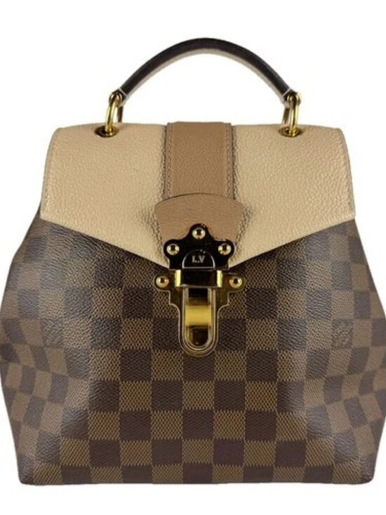 Auth LOUIS VUITTON Damier Clapton Backpack Brown/Beige N42259 - z9416 main image 7